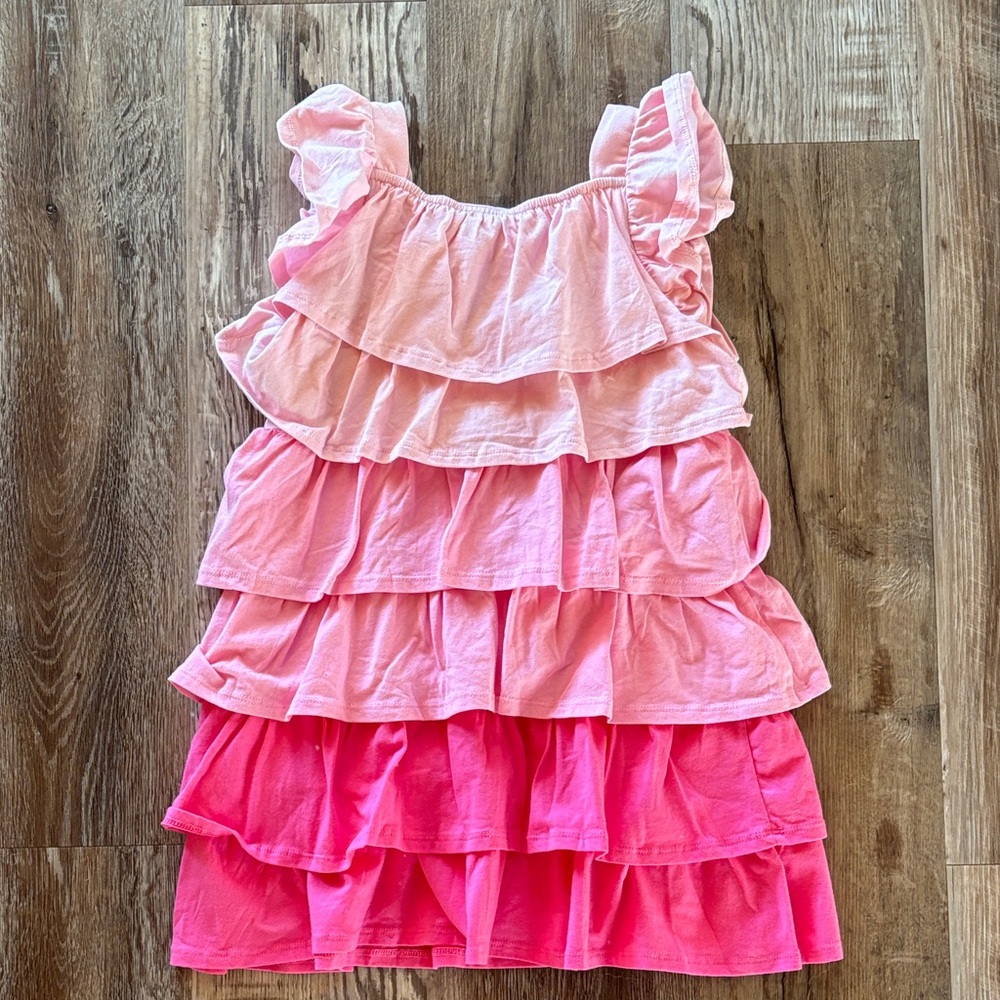 Andy & Evan Ruffle Kids Dress